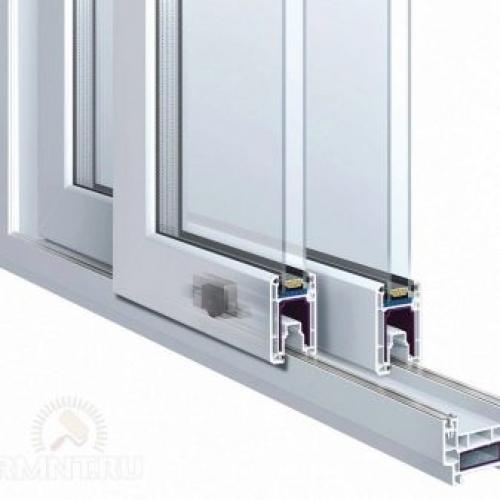 Конструкция раздвижных окон на балконе. Виды 03