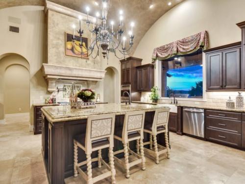 Дизайн штор для кухни. Классические шторы 20