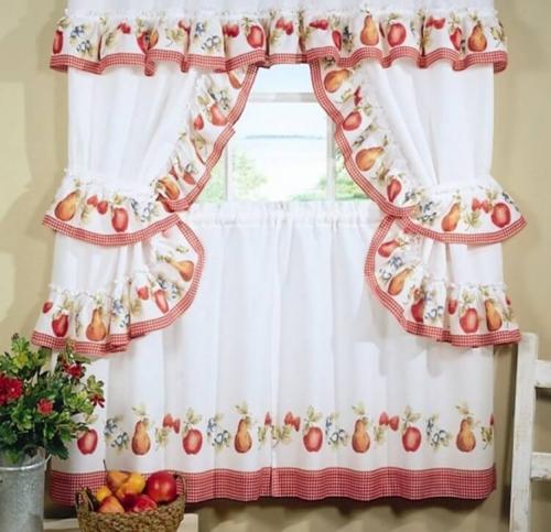 Занавески на кухню своими руками- идеи дизайна. Стилистика кухонных штор