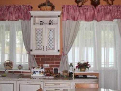 Кухонные шторы в современном стиле. Виды 02