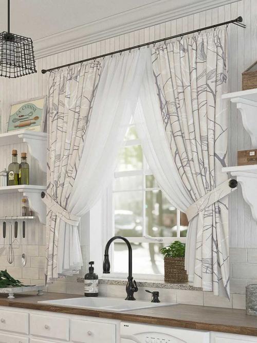 Шторы для маленькой кухни. Какие варианты штор подойдут лучше всего