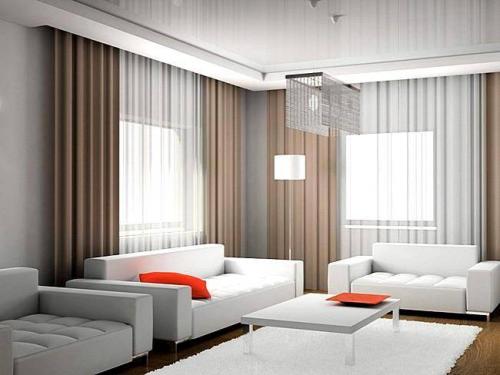 Красивые шторы для зала. Шторы для зала в современном стиле — выбираем лучшие варианты