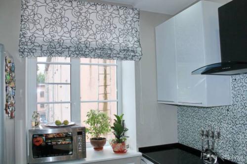 Шторы на кухню в современном стиле. Как выбрать шторы для кухни?