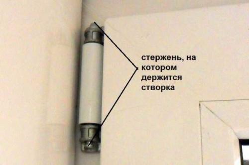 Как снять форточку с пластикового окна. Как снять/установить створку пластикового окна