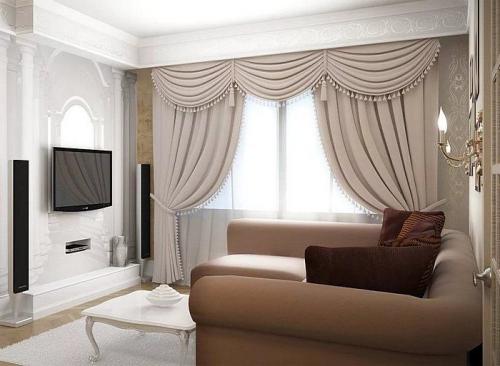 Как правильно подобрать шторы для гостиной. Как выбрать шторы в гостиную: фото, советы дизайнеров
