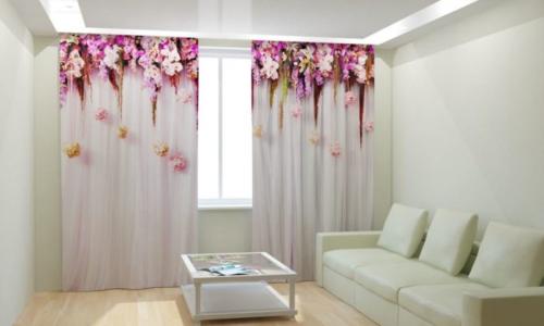 Дизайн штор для гостиной в современном стиле. Разновидности