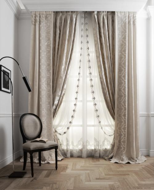 Шторы в британском стиле. Основные особенности английских штор 03