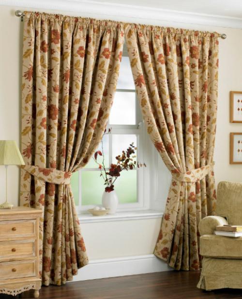Шторы в британском стиле. Основные особенности английских штор 04