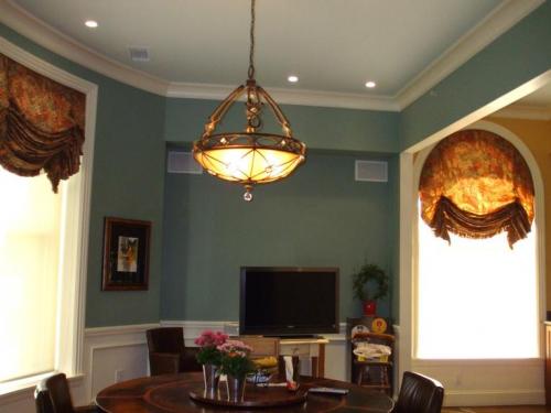 Как сшить английские шторы своими руками. Карниз для английских занавесей 29