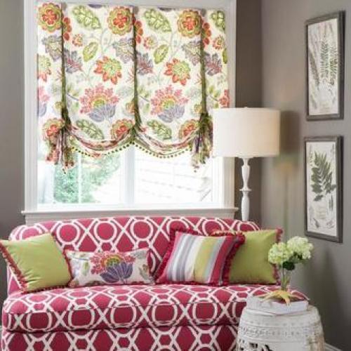 Как сшить английские шторы своими руками. Карниз для английских занавесей 31