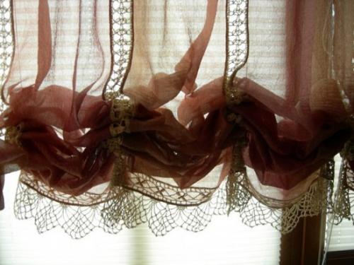 Австрийская штора из тюля. Выбор ткани и оформления