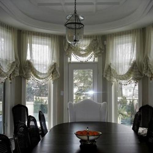 Как сшить английские шторы своими руками. Карниз для английских занавесей 32