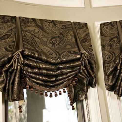 Как сшить английские шторы своими руками. Карниз для английских занавесей 33