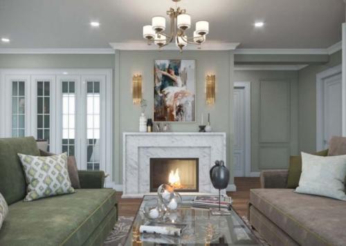 Американский стиль интерьера в США. Палитра цветов и характерные особенности стиля 01