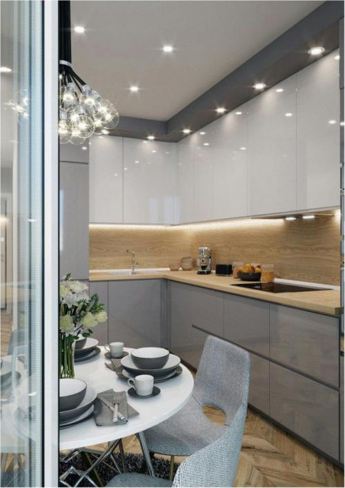 Интерьер маленькой кухни 6 кв. метров. Дизайн кухни 6 кв. м