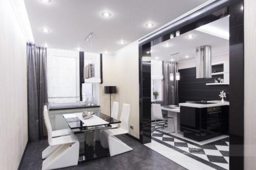 Шторы в стиле хай-тек. Выбор дизайна штор в стиле хай тек на кухню