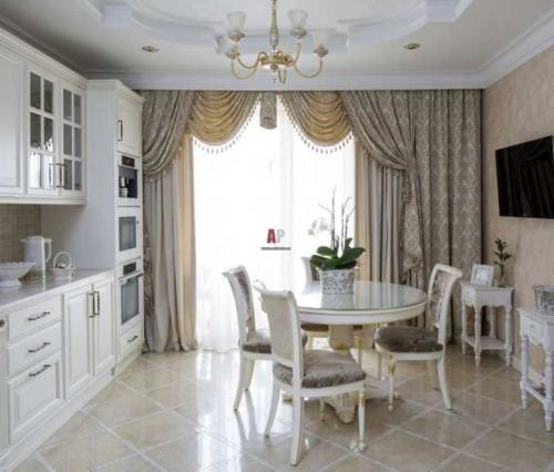 Шторы на кухню. Новинки штор для кухни 2020 года: новые варианты дизайна штор для кухни. Материал ткани и цветовая гамма. Разнообразие фактур и узоров (фото + видео)