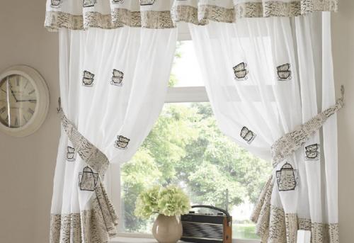 Тюль на кухню 2023. Шторы на кухню в современном стиле 2023 (100 фото)