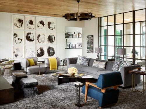 Обои в зал 2023. Топ трендовых цветов 2023