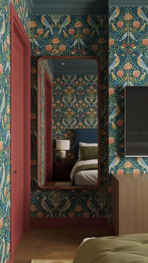 Новые тенденции кухонных обоев в 2023 году. Дизайн кухни 2023 - модные стили, актуальные цвета и аксессуары (137 фото) 19