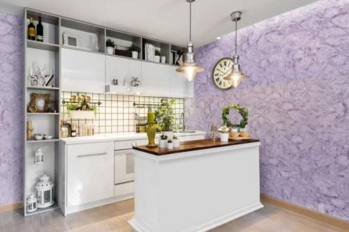 Современные обои для кухни. Виды обоев