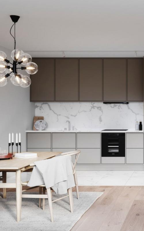 Обои для кухни 2023 год. Материалы для обоев в кухне