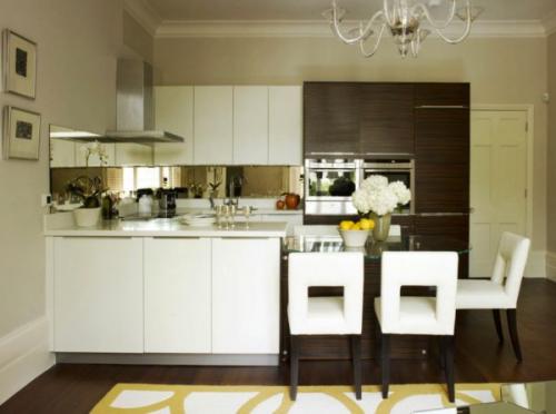 Обои для маленькой кухни, зрительно увеличивающие пространство. Цветовая гамма обоев для маленькой кухни