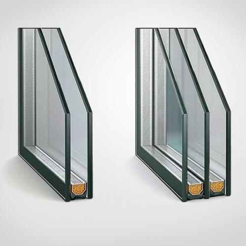 Замена однокамерного стеклопакета на двухкамерный в пластиковом окне