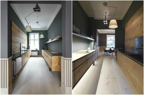 Узкая кухня шириной 3 метра. Особенности обустройства узкой кухни