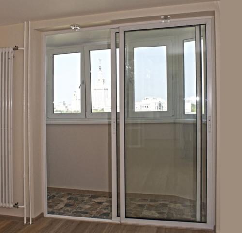 Раздвижные алюминиевые двери на балкон. Как сделать пластиковые и алюминиевые раздвижные двери на балконе