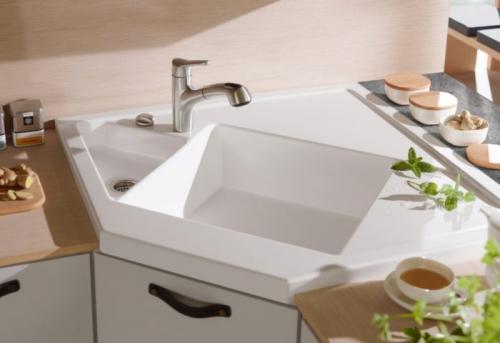 Угловая мойка на кухне удобно или нет. Как оформить угловую кухню с мойкой в углу – современный дизайн и планировка