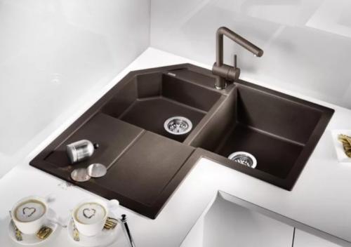 Угловая мойка на кухне удобно или нет. Как оформить угловую кухню с мойкой в углу – современный дизайн и планировка