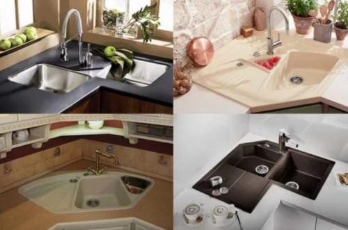 Мойка в углу кухни минусы. Как оформить угловую кухню с мойкой в углу – современный дизайн и планировка