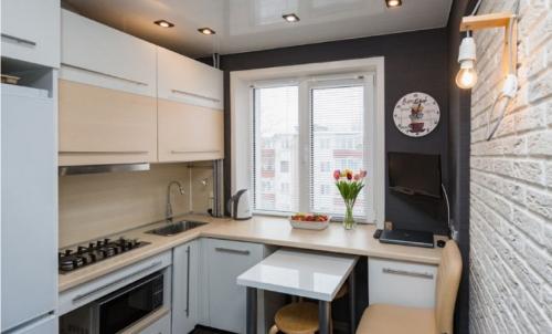 Угловые кухни с мойкой в углу. Плюсы и минусы 21