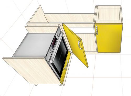 Как сделать угловую кухню из модульной. Самый недорогой угловой нижний модуль для кухни