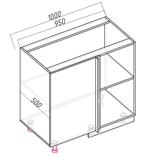 Как сделать угловую кухню из модульной. Самый недорогой угловой нижний модуль для кухни