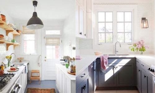 Дизайн угловой кухни с холодильником. Дизайн угловых кухонь разной площади с холодильником 03