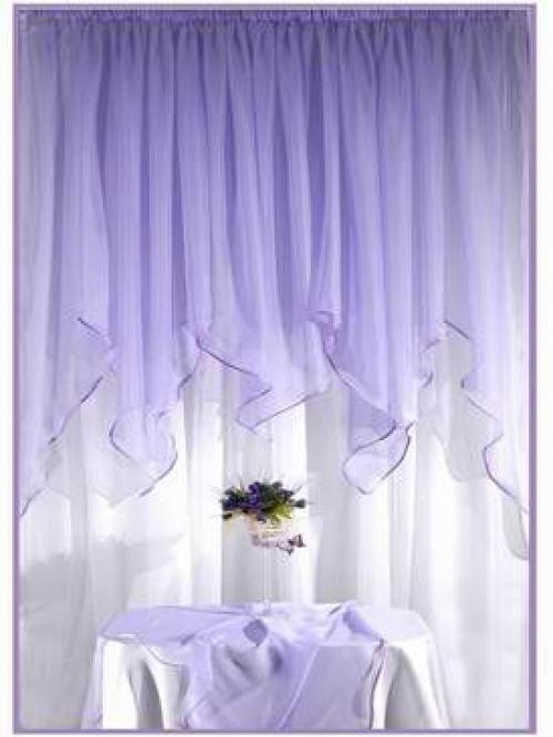 Необычные шторы на кухню своими руками. Новые технологии в дизайне штор