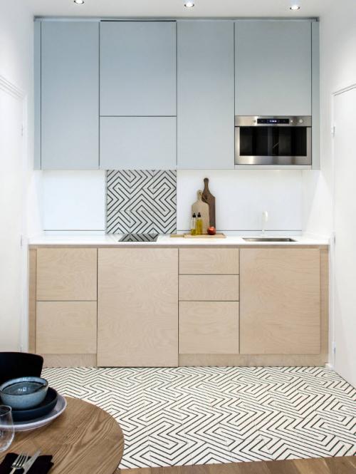 Угловая кухня с окном. Дизайн угловой кухни с окном 09