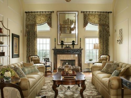 Виды штор на два окна с простенком. Шторы на два окна с простенком: примеры, варианты дизайна