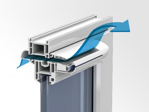 Проветривание для пластиковых окон. Приточный клапан на пластиковые окна
