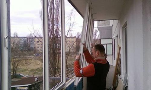 Алюминиевые окна на балкон раздвижные схема монтажа. Общие правила