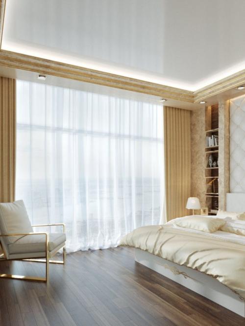 Плотная тюль в спальню. Тюль в спальню — реальные примеры красивого дизайна в современном стиле, советы по выбору и оформлению (200 фото)