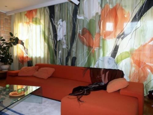 Тюли и шторы для зала новинки. Выбираем тюль в зал и гостиную 03