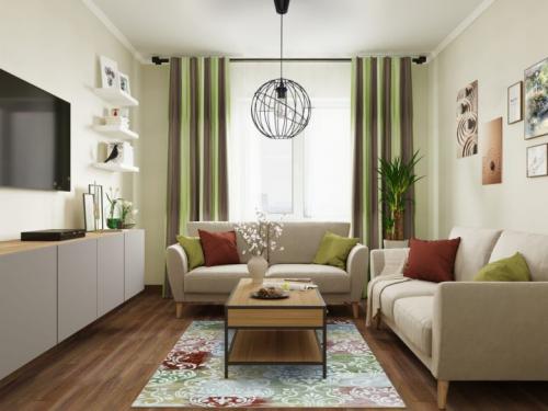 Особенности выбора тюля для маленькой спальни. Общие рекомендации по подбору штор для малогабаритного помещения 15