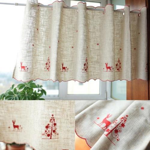 Шторы в стиле кантри на кухню. Из какого материала шьют занавески на кухню в стиле кантри