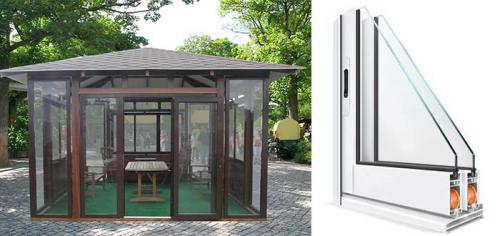 Алюминиевые раздвижные окна для беседки. Стоимость остекления беседки алюминиевым профилем