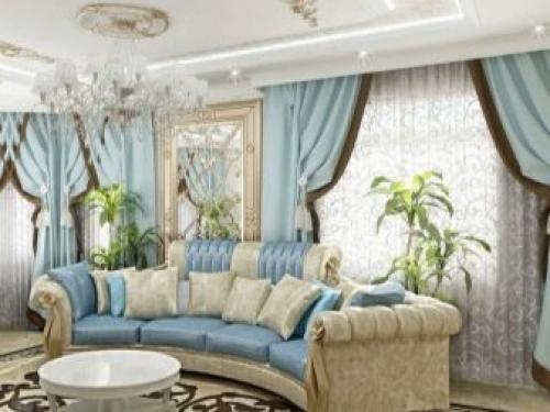 Как выбрать в гостиную красивую и современную тюль. Варианты драпировки тюля в гостиной 27 Как выбрать в гостиную красивую и современную тюль. Варианты драпировки тюля в гостиной 27