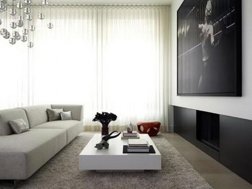 Как выбрать в гостиную красивую и современную тюль. Варианты драпировки тюля в гостиной 06 Как выбрать в гостиную красивую и современную тюль. Варианты драпировки тюля в гостиной 06