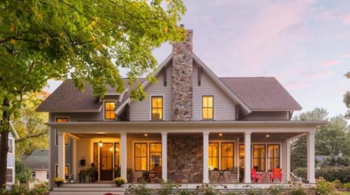 Планировка одноэтажного дома в американском стиле. Проекты американских одноэтажных домов